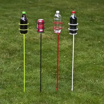 

Beverage Cup Holder Floor Mount Stand Drinks Holders Drink Water Cup Bottle Can Holder Black Iron Wire Drink Bottle Dropshipping