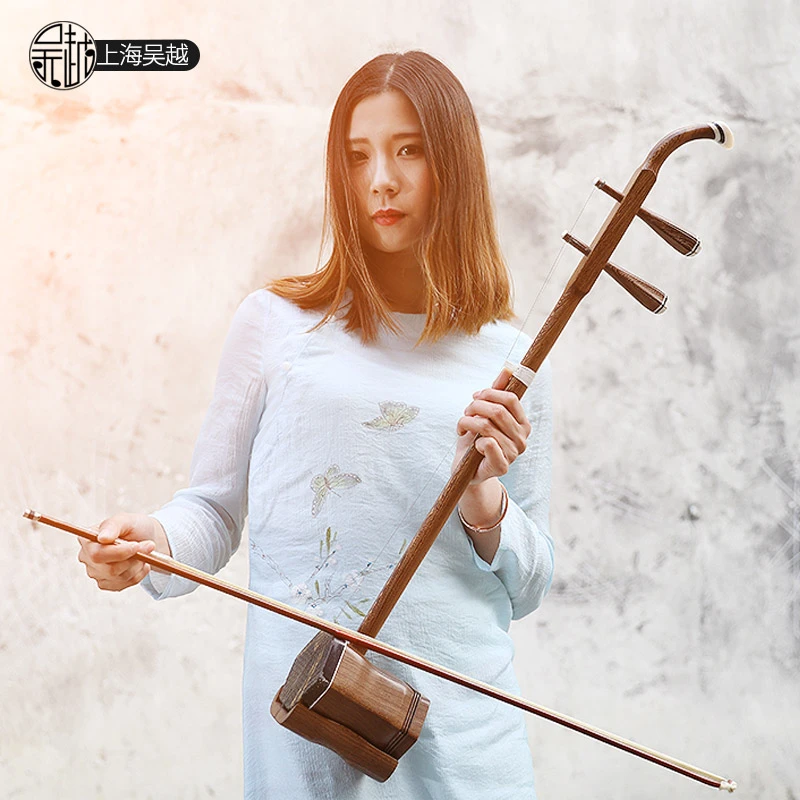 Высокое качество китайский Erhu народный струнный инструмент Huqin плоский прут