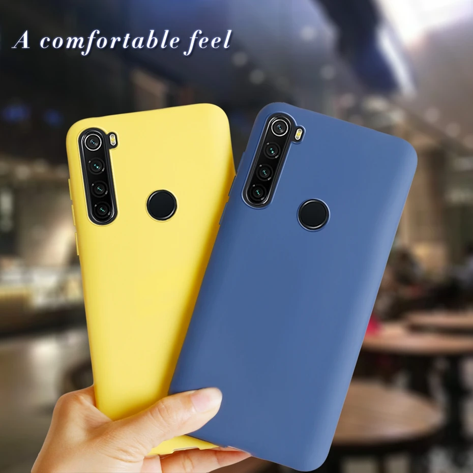 Solid Color Matte Soft TPU Silicone Phone Case Cover