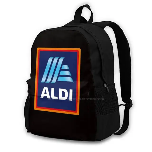 Aldi Yellow Dark Style 1 School Bags 