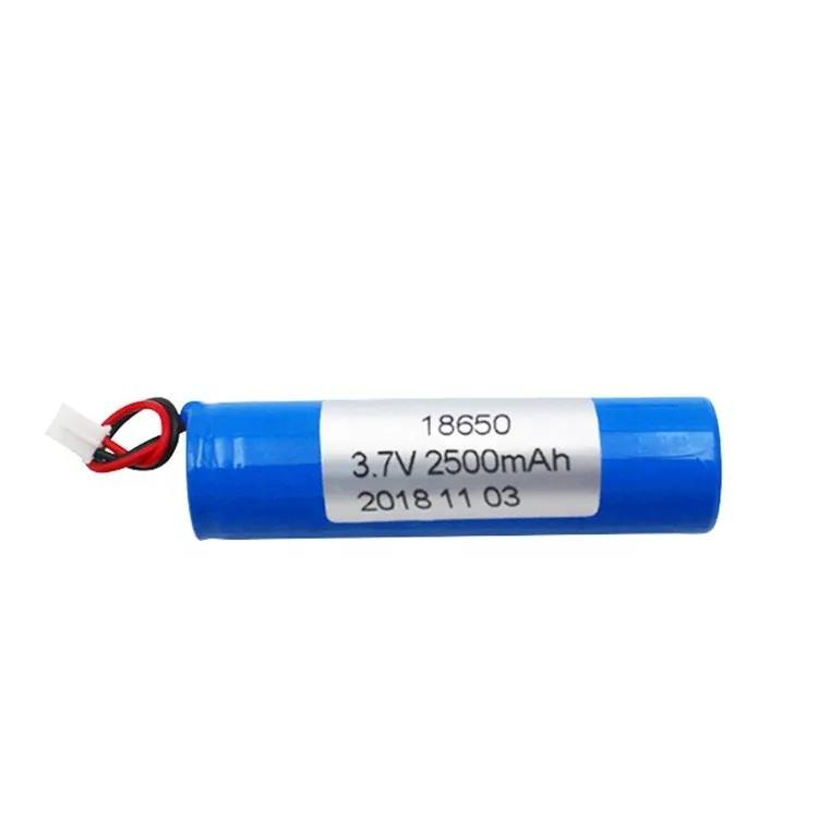 3 шт./лот 3,7 V 18650 2500Mah 1S1P литий-ионный аккумулятор с проводами PCB и разъемом JST PH2.0