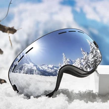 Лыжные очки зимние снежные спортивные сноубордические очки с анти-противотуманной УФ защитой для мужчин и женщин Молодежная маска для снегод катания на коньках