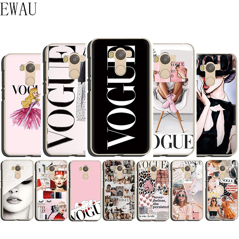 

EWAU VOGUE Lady's journey Silicone Mattle phone case for Xiaomi Redmi Note 4 4X 5 6 7 8 pro 5A Prime 8T