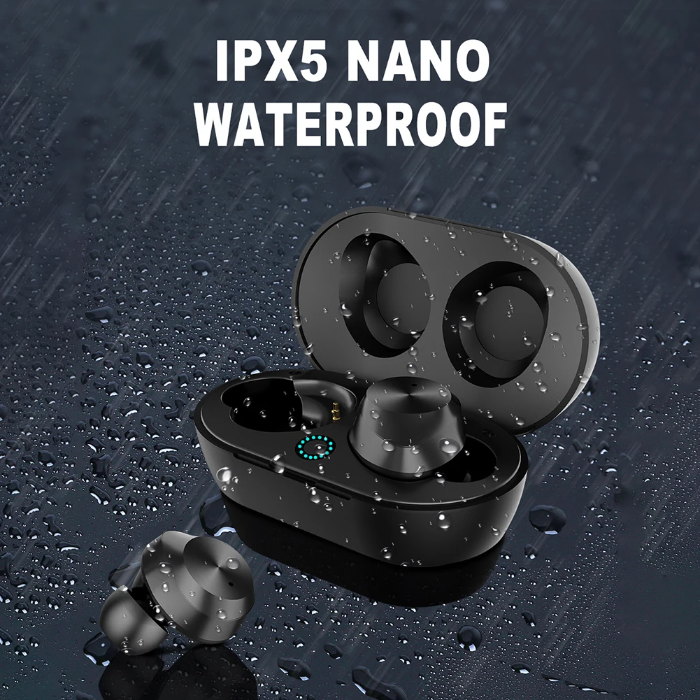 TWS-9 Bluetooth 5,0 Беспроводные наушники с микрофоном для телефона 3D стерео бас гарнитура беспроводные наушники