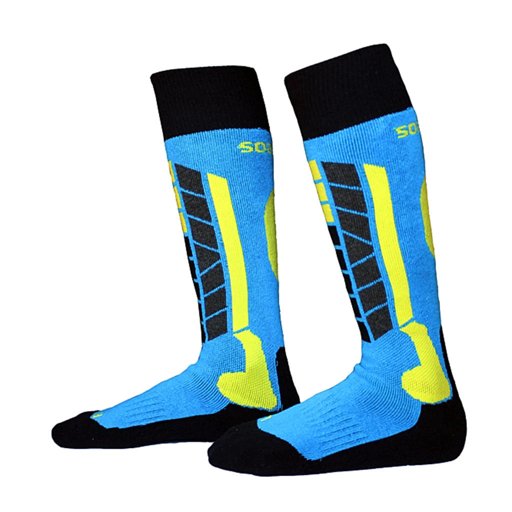 1 Pair Outdoor Thermal High Performance Ski Snowboard Hiking Walking Long Ski Socks Winter Thermal Socks