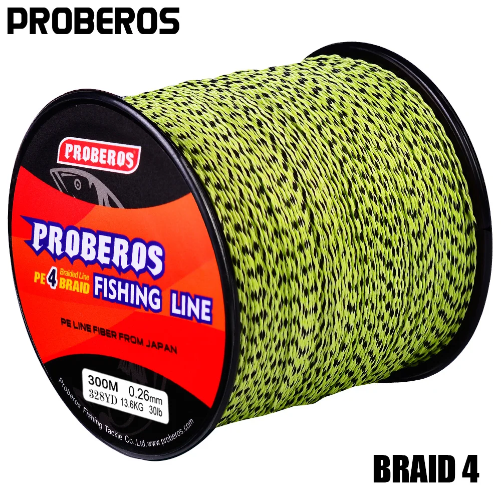 PROBEROS Brand 300M-500M-1000M Multifilament PE Braided Fishing