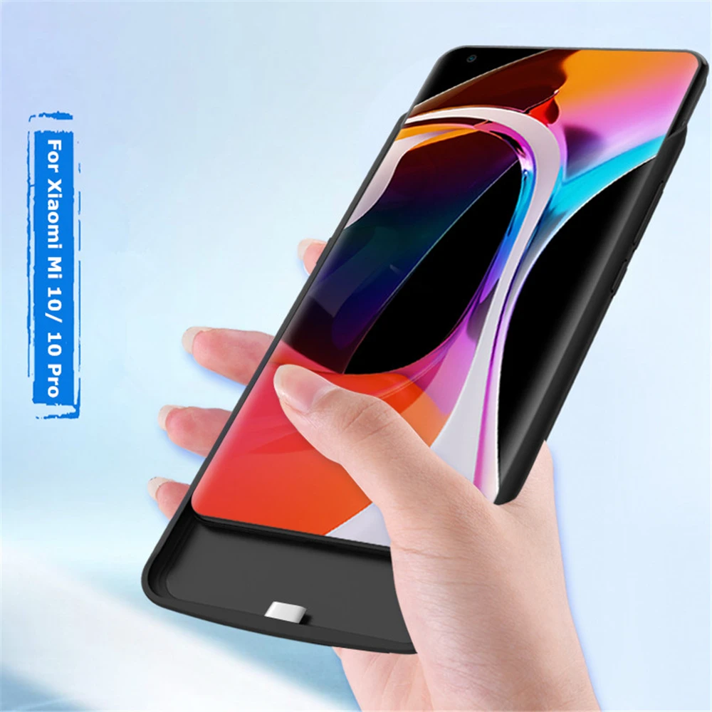 Чехлы NTSPACE для зарядки аккумуляторов Xiaomi Mi 10 Pro чехол 6800 мАч внешний аккумулятор