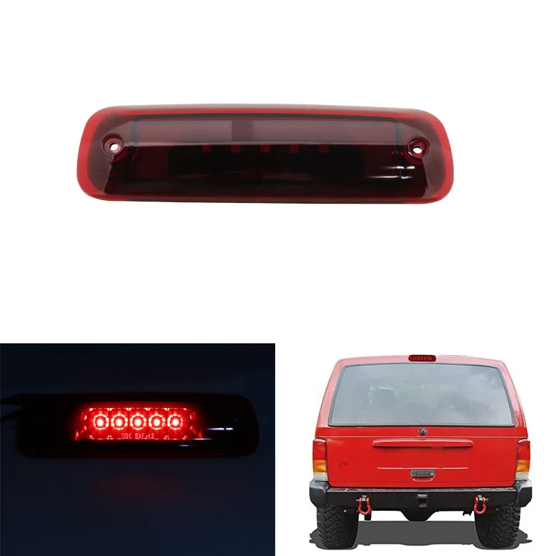 

Car Rear Tail Light Red Led Tail Third Brake Light For Jeep 1997-2001 Cherokee XJ Rear Led Third Brake Tail lamp