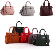 Высокая Q0uality мода простой Джокер металлическая кнопка украшения Tote чистый цвет темперамент одного плеча сумка