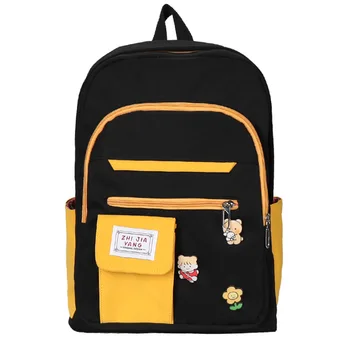 

Women School Bag College Girls Student Laptop Backpack College Style Teenager Boy Large Capacity Street Casual Backpack Female