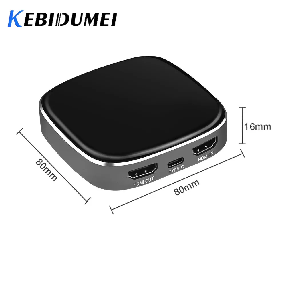 4K 60fps захват видео Захват игра видео Тип C HDMI захват коробка устройство поток Live для типа C Xbox PS4 переключатель DSLR видеокамеры