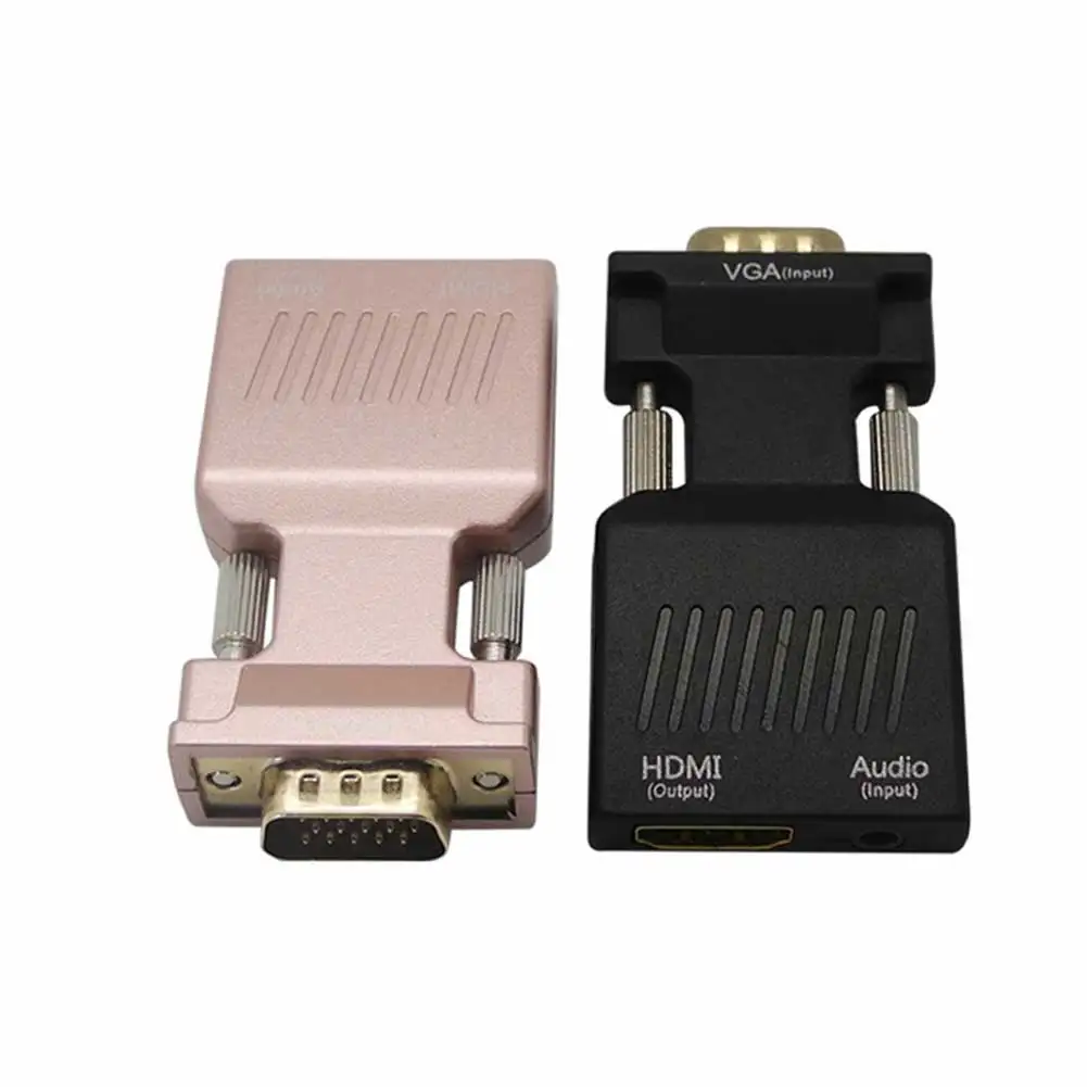 VAG К HDMI конвертер адаптер с аудио мужчины к женщинам поддержка кабелей 1080P выход сигнала для HDTV монитор проектор ПК