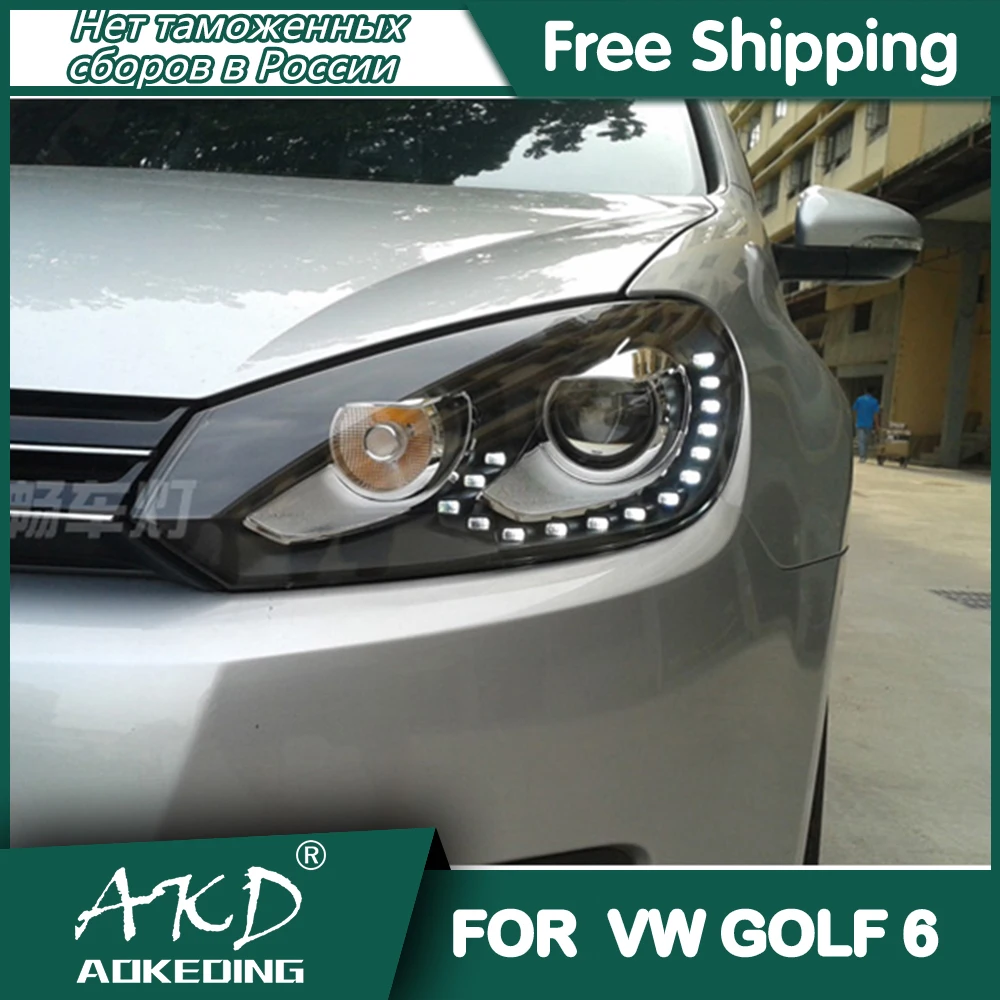 Akd Car Styling For Vw Golf 6 Headlights 2012 Volkswagen Golf Led