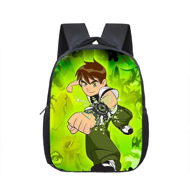 

12 Inch Ben 10 Ben School Bags Kindergarten Children kids Backpack for Girls Boys Children's Backpacks Mochila