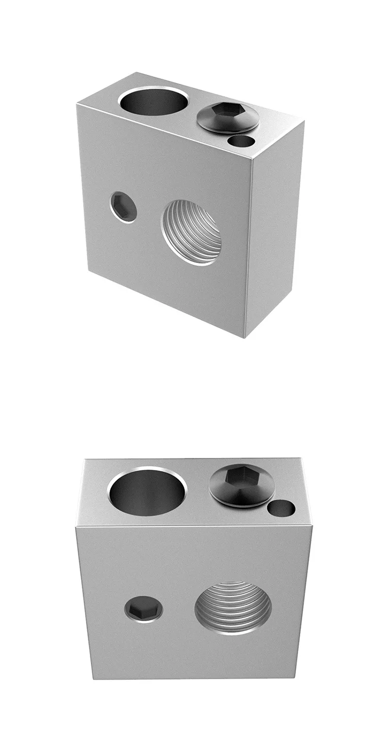 Аксессуары для 3D-принтеров нагревательный блок Makerbot MK7 MK8 специальный нагревательный алюминиевый блок для печатающей головки