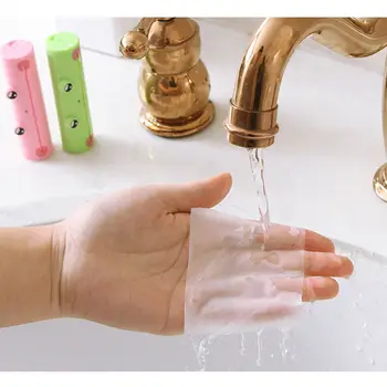 

1Pcs Frog Boxed Soap Paper 2 Colors Optional Mini Portable Travel Scented Slice For Hand Wash Pull Type Soap Bath Supplies