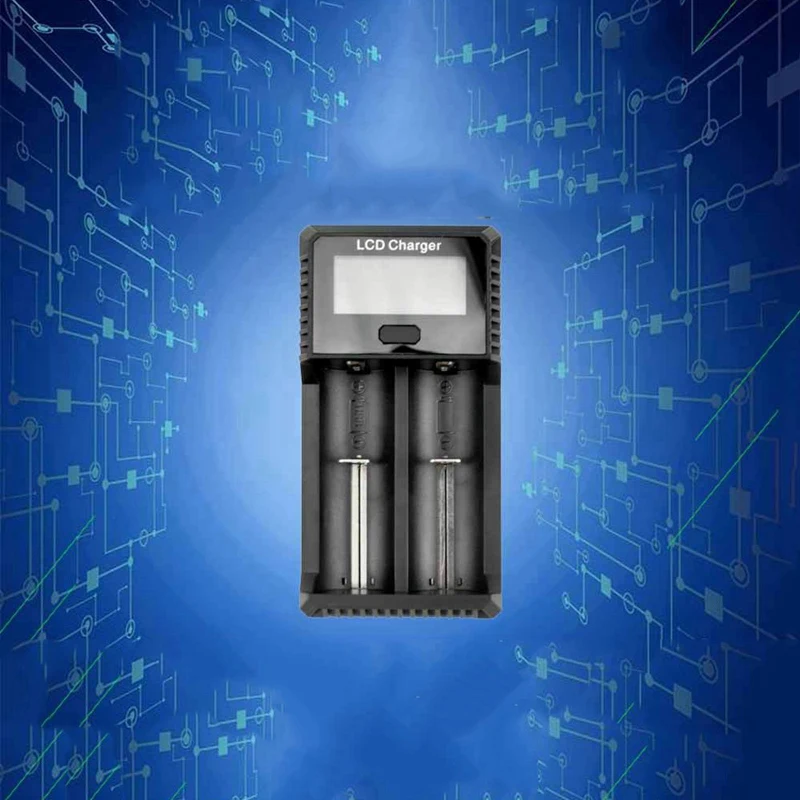 AABB-Dual Solts умный светодиодный дисплей зарядное устройство защита от короткого замыкания для 32650 26650 18650 17670 16340(Cr123A) Aa Aaa C Sc