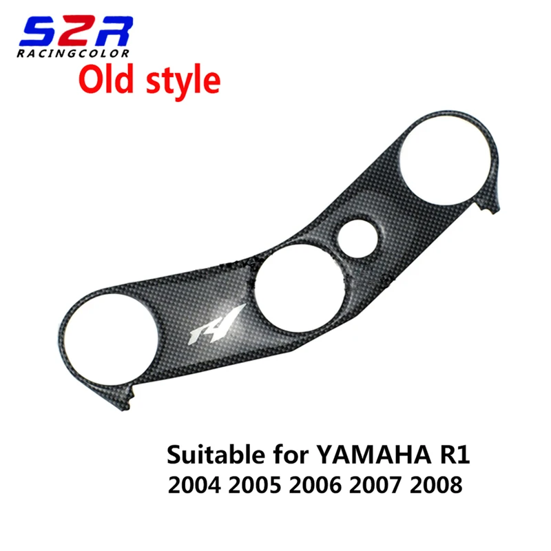 Ручка Корона Защитная аппликация для YAMAHA R1 2004 2005 2006 2007 2008 наклейка накладка тройной дерево верхний зажим передняя Верхняя наклейка