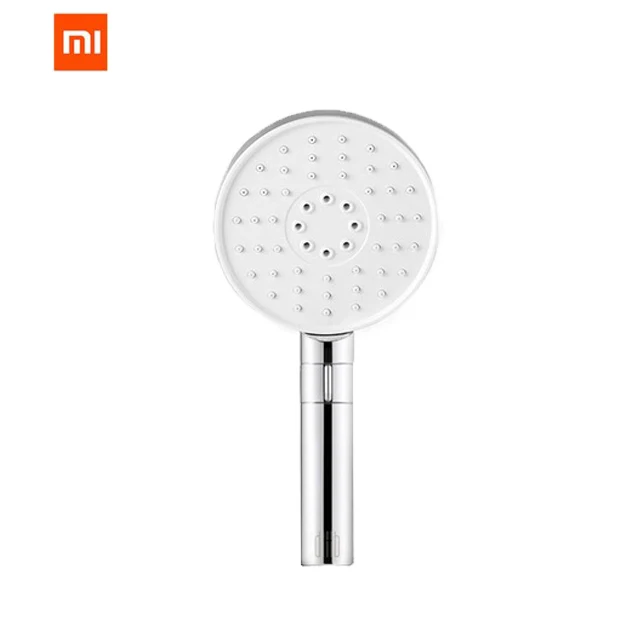 white head Xiaomi Mijia Dabai Diiib, 3 режима, ручная насадка для душа, набор, 360 градусов, 120 мм, 53 отверстия для воды с ПВХ, мощный массажный Душ - Цвет: white head