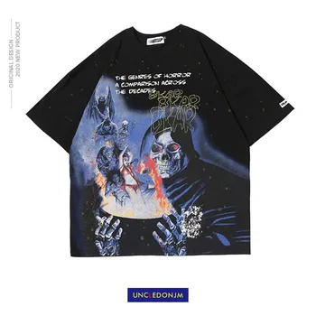 

UNCLEDONJM Oversized Men t shirts Harajuku Funny Print Tshirt Men Hip Hop Cotton Streetwear Tee Shirt Tops tees ME-392