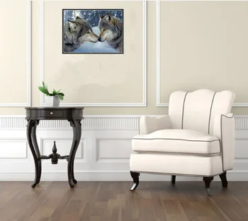 

Home Digital Painting Couples Wolf Diamond Painting DIY Small Animal Series