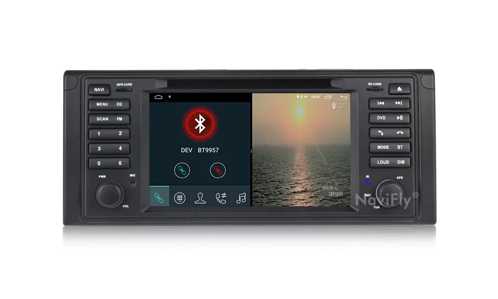 Cheap NaviFly Android 9.1 GPS multimedia player for BMW X5 E53 1999-2005 2006 E39 1995 1996 1997-2003 Car radio BT AM Quad core 2+32G 19