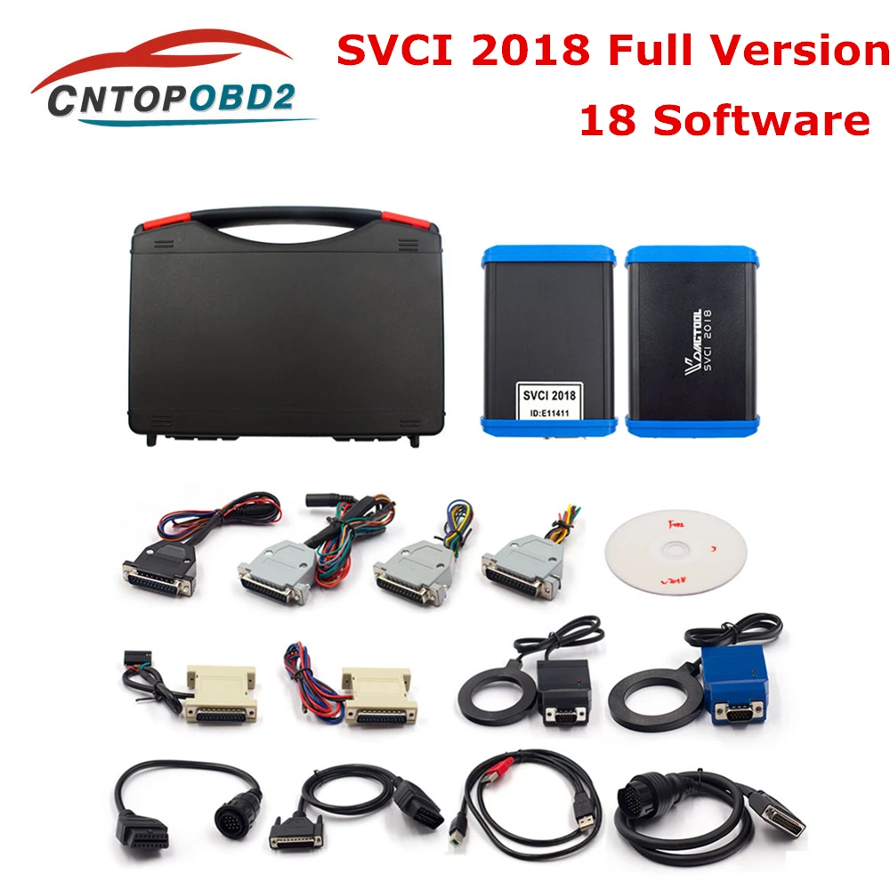 Программатор ключей SVCI 2018 OBD2 функция VVDI2 ABRITES Commander полная версия без ограничений