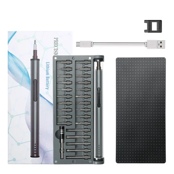 

59 in 1 Repair Tool Kits Light Mini Electric Screwdriver Cordless Magnetic Screwdriver with USB Cable