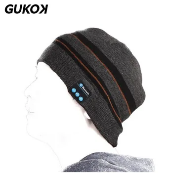 

Wireless Bluetooth Music Hat Knitted Outside Travel Headwear Headphone Speaker Headset Warm Music Blue tooth Cap