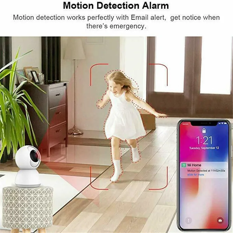 Оригинальная умная камера Xiaomi MiJia 1080P 360 градусов IP ночное видение домашний