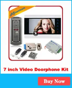 7 inch Wired Video Door Phone Visual Video Intercom Speakerphone Intercom System With Waterproof Outdoor IR Camera wifi video door phone