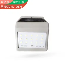 Солнечная 20LED настенная лампа звук и контроль света человеческая реагирующая на движение 6 ватт дворовая вилла стена аварийная наружная вода
