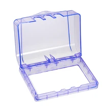 Uxcell всепогодный выход крышка в использовании штепсельная розетка протектор для внутреннего использования s 135x95x41 мм синий 2 шт