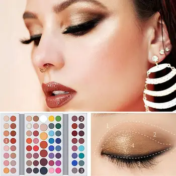 

DNM71 color eyeshadow palette pearlescent earth color eyeshadow S4E6