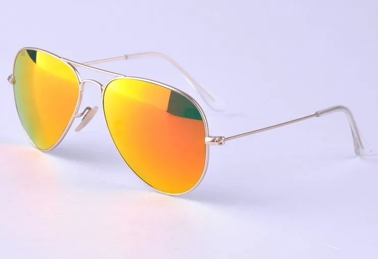 

High Quality Star Style Sun Glasses 3025 Explosion-Proof Glass Polarized Light Color Film Reflective Sun Glasses