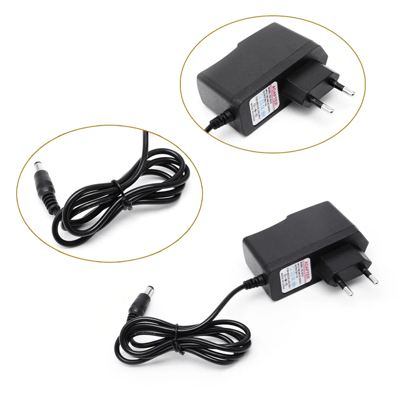 

5.5mm x 2.1mm AC Converter Adapter DC 3V 1A Power Supply Charger EU Plug