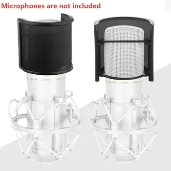 

U Shape Professional Windscreen Recording Studio Replacement Microphone Filter Mask Shield Dual Layer Microphone Talking Filter