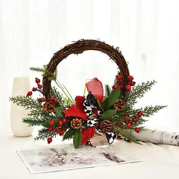 

Merry Christmas Garland Christmas Decorations for Home Decor Xmas Decoration 2020 Ornaments Wreath for Front Door New Year 2021