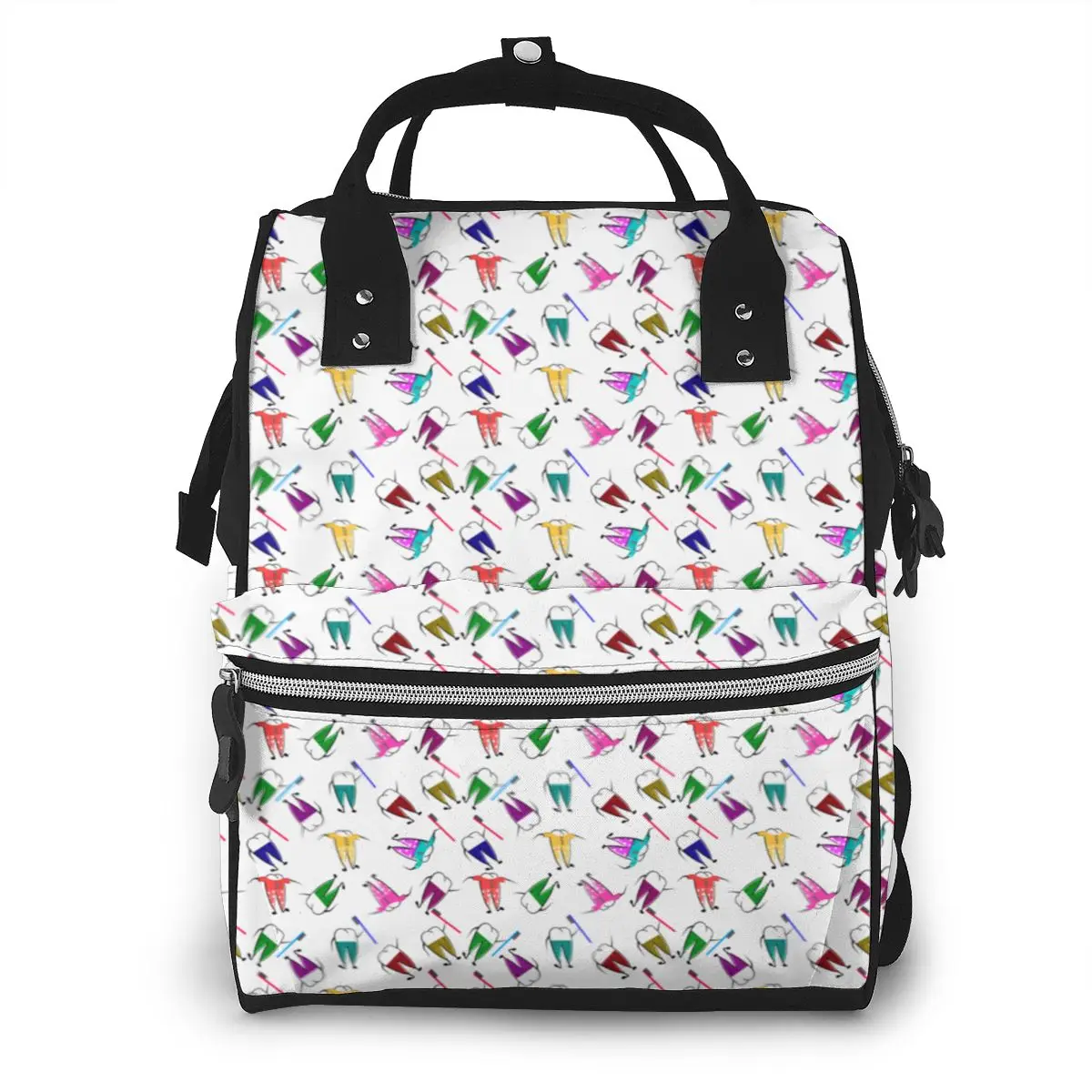 

Teeth In Pants Toothbrush Teeth Art Nurse lover medical Mummy Backpack