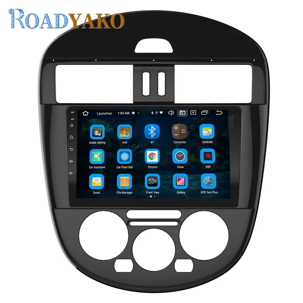 9 дюймов Авторадио gps навигация автомобиля стерео dvd-плеер Android 9,0 для Nissan Tiida 8 Core с wifi/SWC/видео выход/Автомобильная связь
