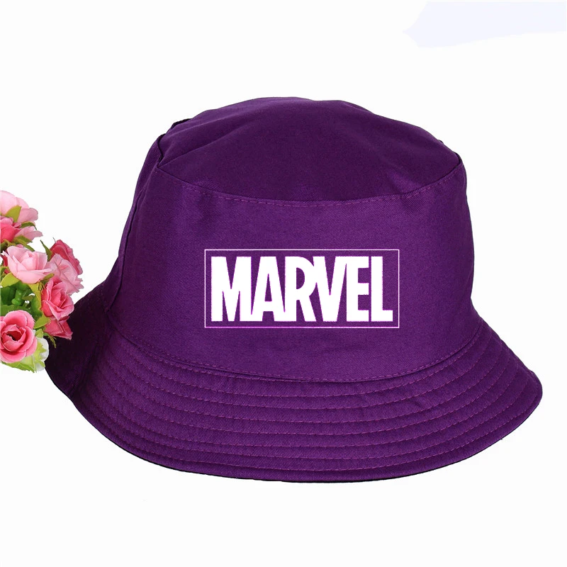 Новинка MARVEL Мстители шапка с принтом женская мужская Панама, шляпа-Панама MARVEL Мстители логотип дизайн плоский солнцезащитный козырек рыбалка, рыбак шляпа - Цвет: Хаки