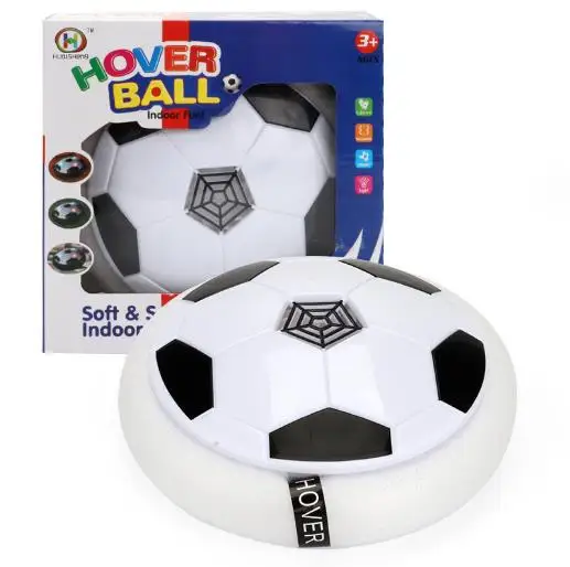 

Kids Toys Hover Soccer Ball, Battery Operated Air Floating Sport Soccer with Colorful LED Light/Soft Foam Bumper Indoor sports