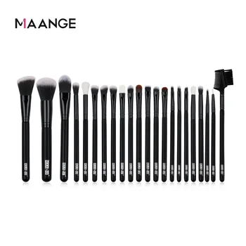 

MAANGE Make Up Brushes Professional Natural hair Makeup Brushes set Foundation Powder Concealer Contour Eyes Blending brush