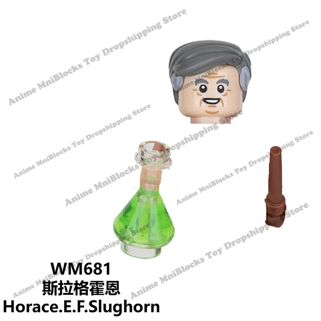 WM6040 WM6041 WM6059 Movies plastic Harried mini bricks action figure building blocks Assembly Toys for children birthday gifts WM681