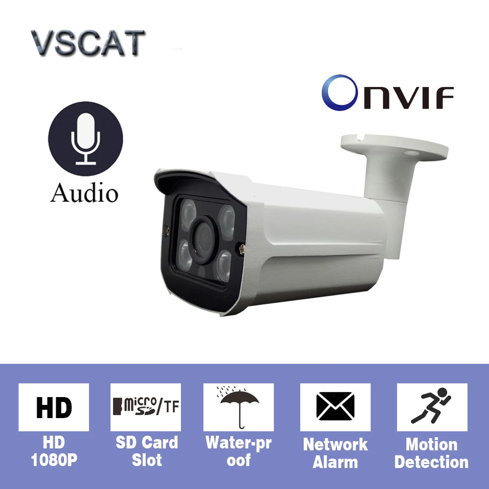 1080P 2MP/ 960P 1.3MP/ 720P 1MP Micro SD/TF слот для карты HD аудио IP камера сети ip камеры с функцией