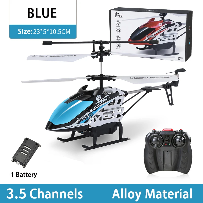 remote control helicopter for adults DEERC RC Helicopter 2.4G Aircraft 3.5CH 4.5CH RC Plane With Led Light Anti-collision Durable Alloy Toys For Beginner Kids Boys top RC Helicopters RC Helicopters