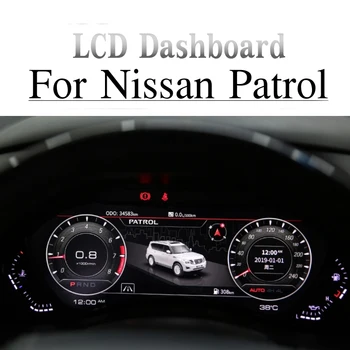 

Android Car dashboard Instrument display screen For Nissan Patrol Y62 Multimedia player digital panel