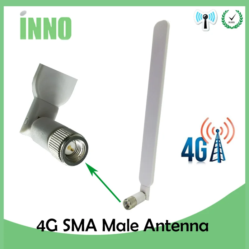 20 шт. внутренняя 4G LTE Антенна 5dbi SMA разъем antena для huawei B593 4G LTE маршрутизатор беспроводной модем повторитель белый цвет