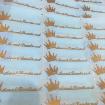 

Custom3D Coat of Nickel Metal car sticker DIY labels Transfer stikcer Personalized decals Eyelash box sticker Lip gloss sticker