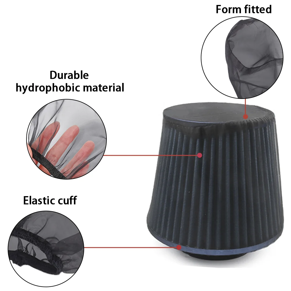 Car Air Intake Filter Protective Cover Oilproof Dustproof For Cylindrical High Flow Air Intake Filter RS-OFI062 air filters car filter